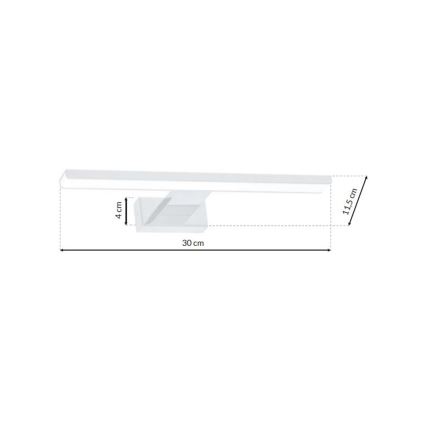 LED Aplique para el baño SHINE 1xLED/7W/230V IP44