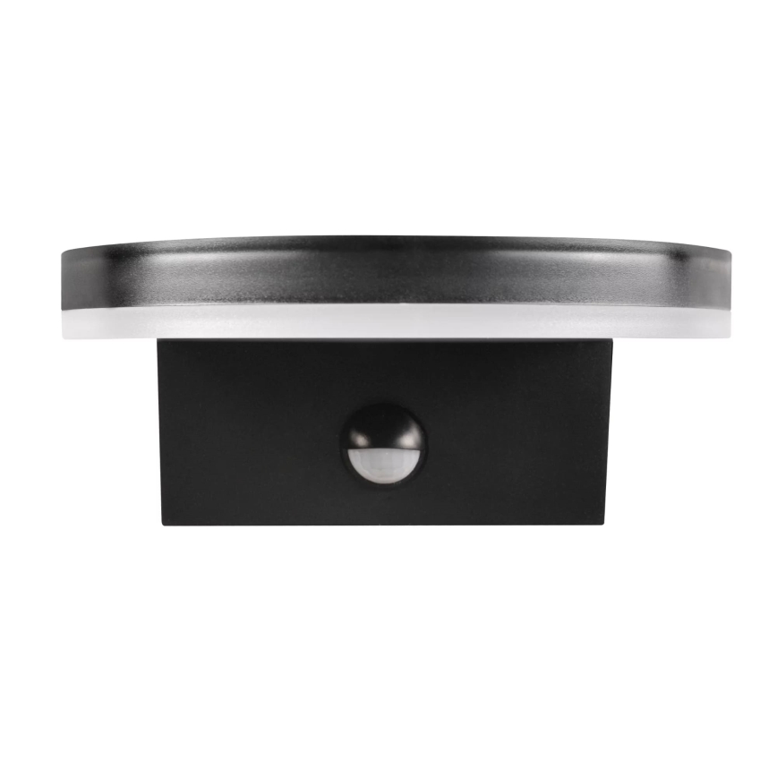 LED Aplique para exterior con sensor TESA LED/10W/230V IP54 negro