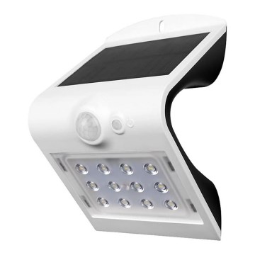 LED Aplique solar con sensor LED/1.5W/3,7V IP65