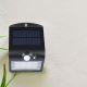 LED Aplique solar con sensor LED/1.5W/3,7V IP65 negro
