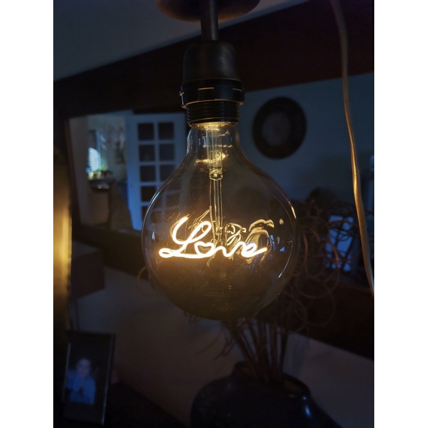 LED Bombilla decorativa FILAMENT G125 E27/5W/230V 2200K