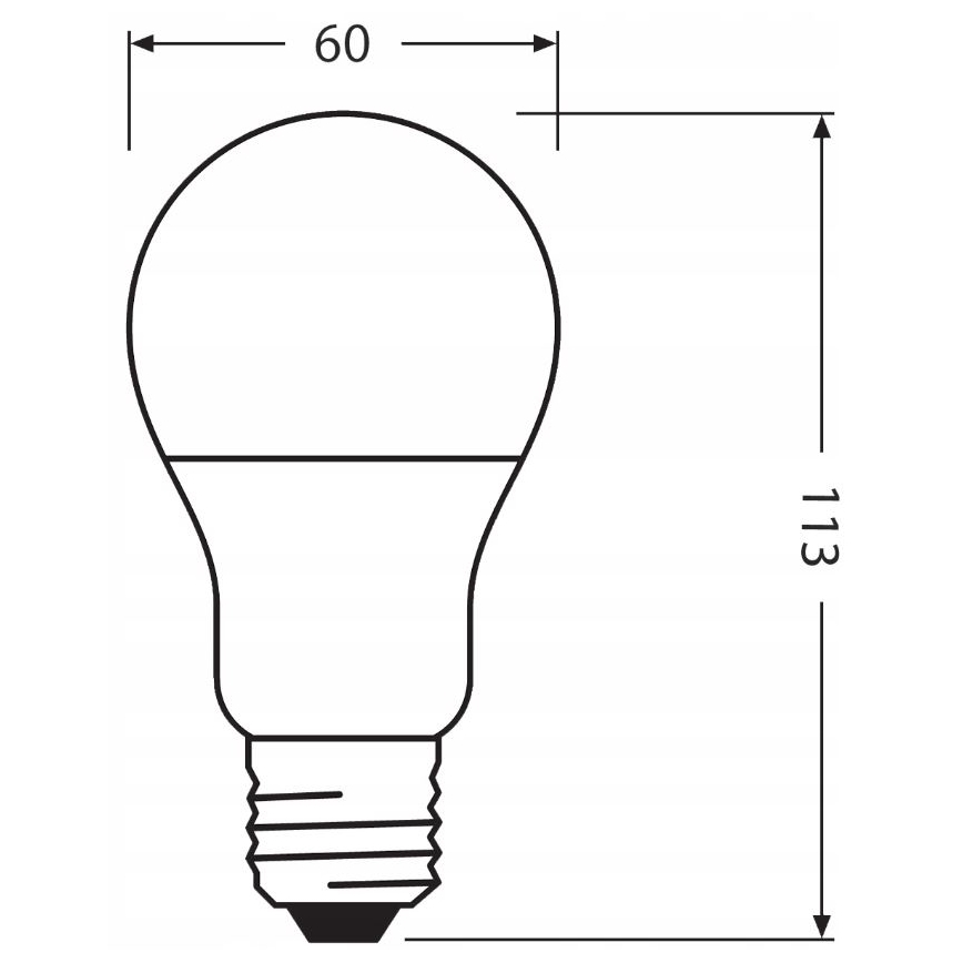 LED Bombilla hecha de plástico reciclado E27/10W/230V 4000K - Ledvance
