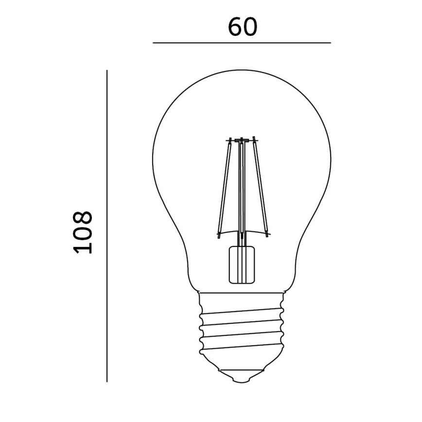 LED Bombilla para cultivo de plantas VITABLOOM E27/8W/230V 1200K - Brilagi