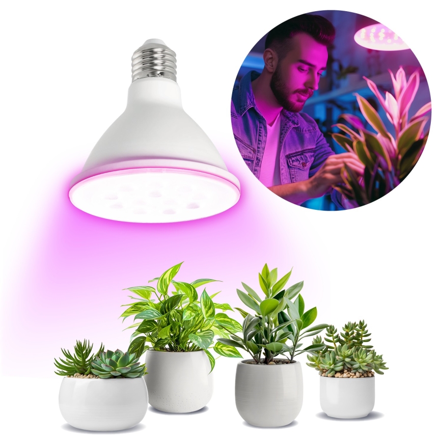 LED Bombilla para cultivo de plantas VITABLOOM E27/9W/230V 1200K blanco - Brilagi