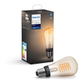 LED Bombilla regulable Philips Hue WHITE FILAMENT ST64 E27/7W/230V 2100K