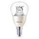 LED Bombilla regulable Philips P48 E14/6W/230V 2200-2700K