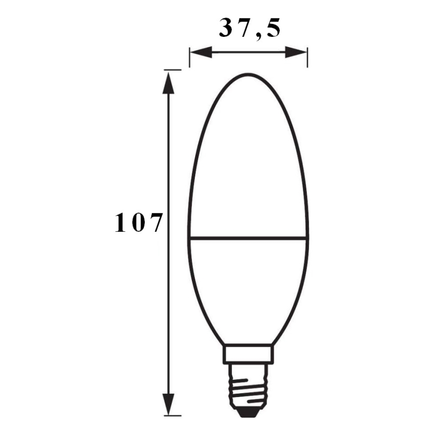 LED Bombilla regulable SMART+ E14/5W/230V 2700K-6500K Wi-Fi - Ledvance