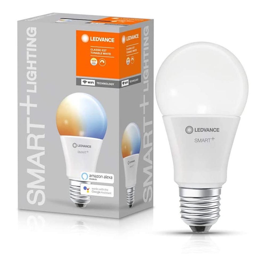 LED Bombilla regulable SMART+ E27/9,5W/230V 2700K-6500K Wi-Fi - Ledvance