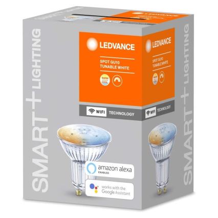 LED Bombilla regulable SMART+ GU10/5W/230V 2700K-6500K Wi-Fi - Ledvance