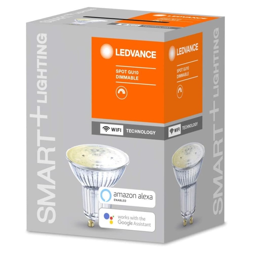 LED Bombilla regulable SMART+ GU10/5W/230V 2700K Wi-Fi - Ledvance