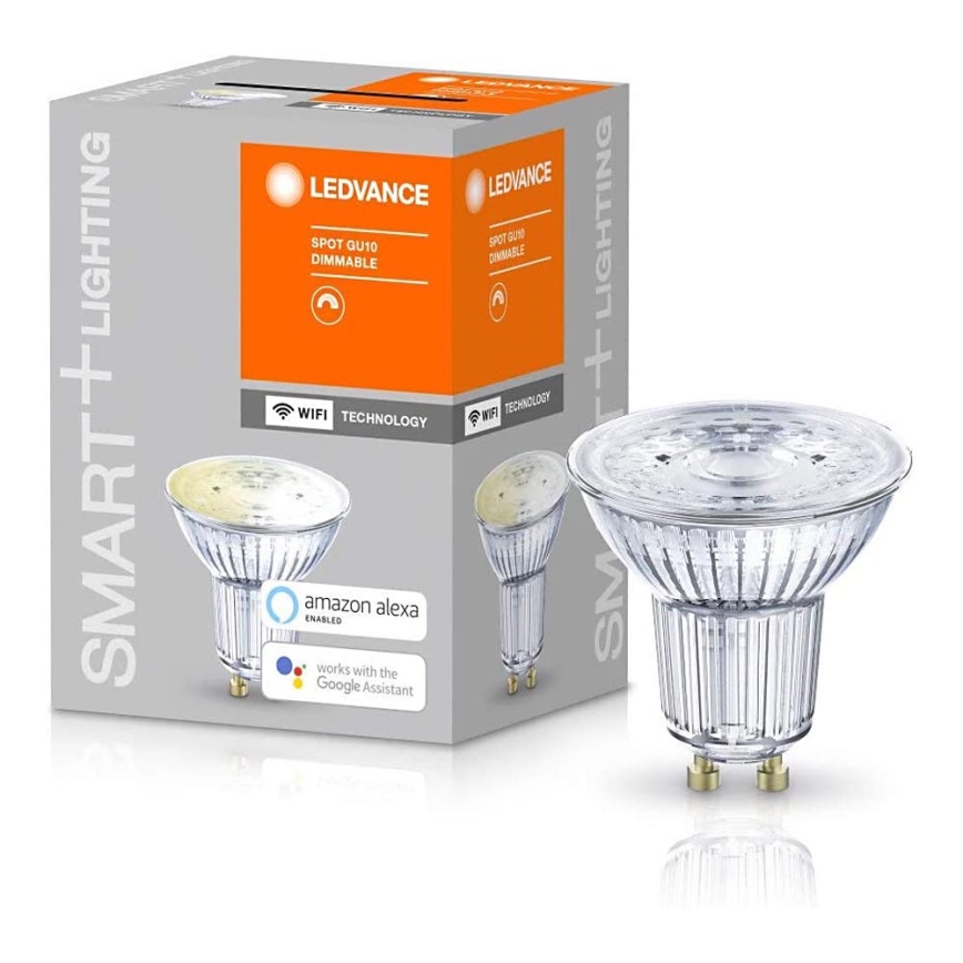 LED Bombilla regulable SMART+ GU10/5W/230V 2700K Wi-Fi - Ledvance