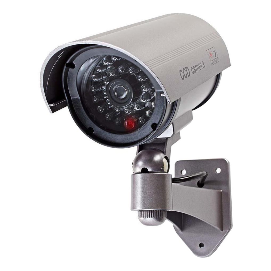 LED Cámara de video vigilancia falsa 2xAA IP44