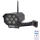 LED Cámara de video vigilancia falsa con sensor y con panel sol. LED/5W/5,5V 800 mAh IP65 + control remoto