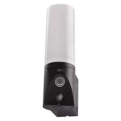 LED Cámara inteligente para exteriores con luz GoSmart LED/12W/230V 3200K IP65 Wi-Fi Tuya negro