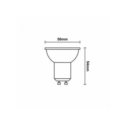 LED Cerámico bombilla GU10/9,5W/230V 4000K