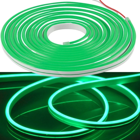 Luces Neon Tira Led Flexible Manguera Color Verde 5m Ip65