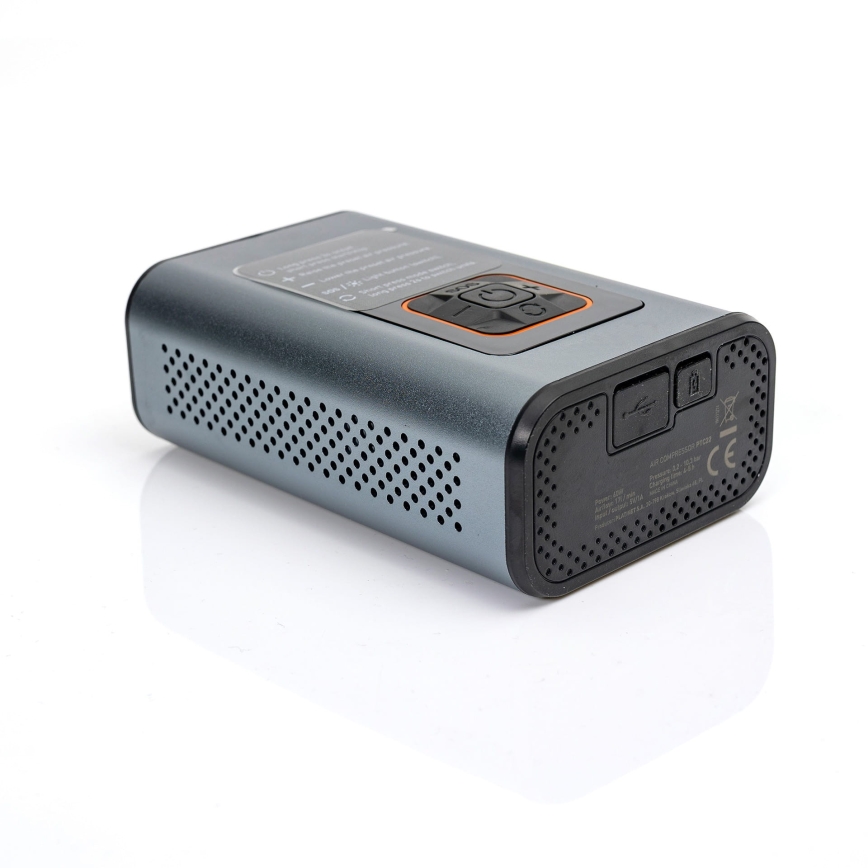 LED Compresor de bolsillo digital 3en1 4000 mAh 5W negro