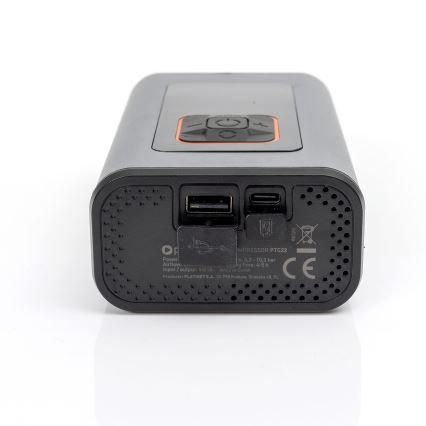LED Compresor de bolsillo digital 3en1 4000 mAh 5W negro