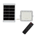 LED de exterior Regulable solar reflectora LED/10W/3,2V IP65 4000K blanco + control remoto