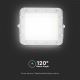 LED de exterior Regulable solar reflectora LED/10W/3,2V IP65 4000K blanco + control remoto