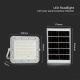 LED de exterior Regulable solar reflectora LED/10W/3,2V IP65 4000K blanco + control remoto