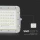LED de exterior Regulable solar reflectora LED/10W/3,2V IP65 6400K blanco + control remoto