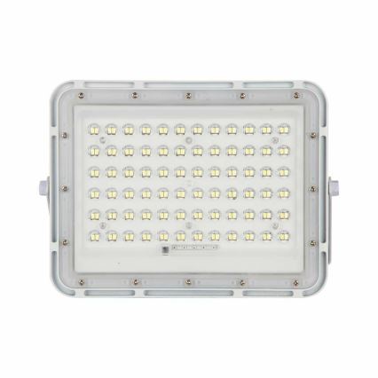 LED de exterior Regulable solar reflectora LED/15W/3,2V IP65 4000K blanco + control remoto