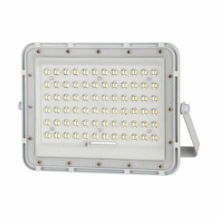 LED de exterior Regulable solar reflectora LED/15W/3,2V IP65 4000K blanco + control remoto