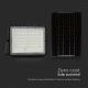 LED de exterior Regulable solar reflectora LED/15W/3,2V IP65 4000K negro + control remoto