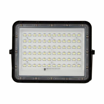 LED de exterior Regulable solar reflectora LED/15W/3,2V IP65 6400K negro + control remoto