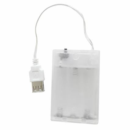 LED Decoración de pared de neón DREAM LED/3W/3xAA USB azul