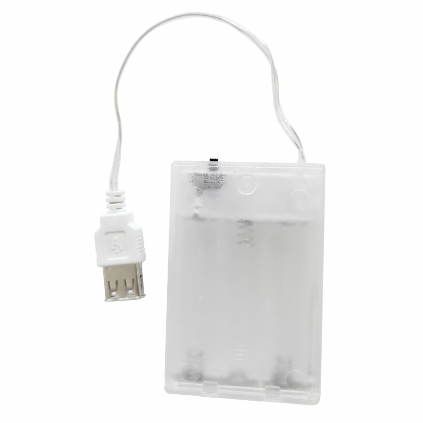 LED Decoración de pared de neón LOVE LED/3W/3xAA USB rosa