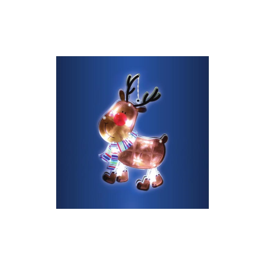 LED Decoración navideña para ventana 10xLED/3xAAA