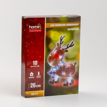 LED Decoración navideña para ventana 10xLED/3xAAA