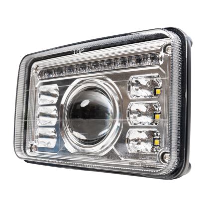 LED Faro delantero para tractor LED/69W/10-30V IP69 5700K rectangular