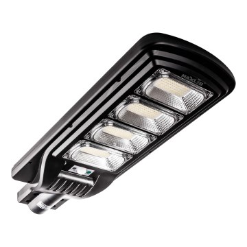 LED Farola solar regulable con sensor LED/240W/6V 6500K IP65 negro + control remoto