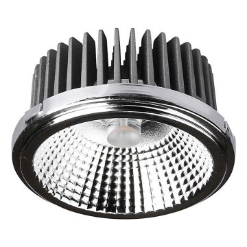 LED Foco empotrable LED/20W/230V 4000K 40°/20° diá. 11 cm cromo brillante