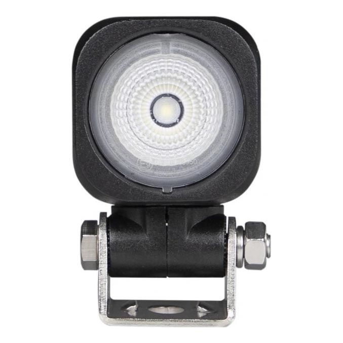 LED Foco para coche BLACK LED/10W/10-30V IP69 5700K cuadrado