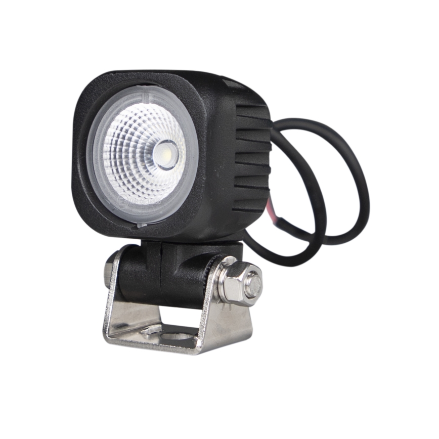 LED Foco para coche BLACK LED/10W/10-30V IP69 5700K cuadrado