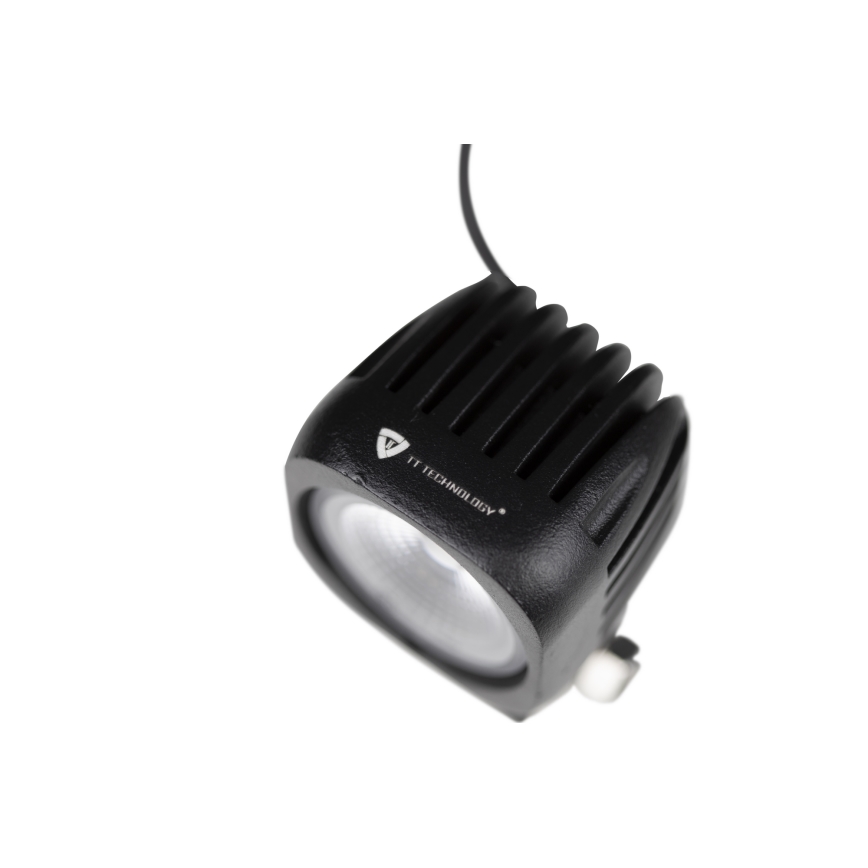 LED Foco para coche BLACK LED/10W/10-30V IP69 5700K cuadrado