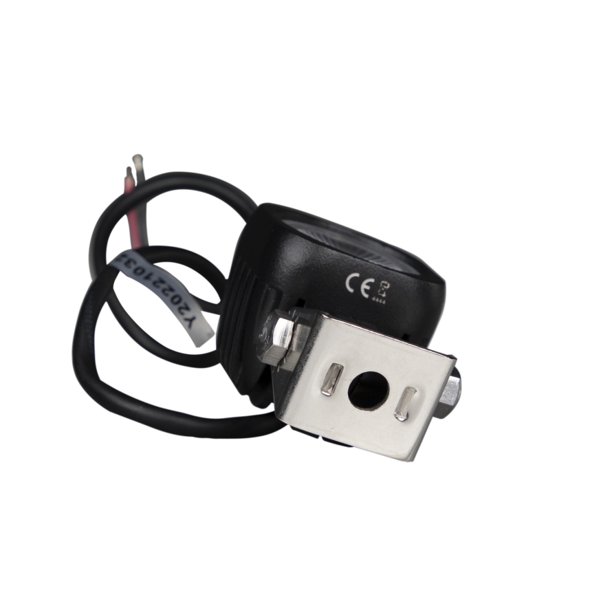 LED Foco para coche BLACK LED/10W/10-30V IP69 5700K cuadrado