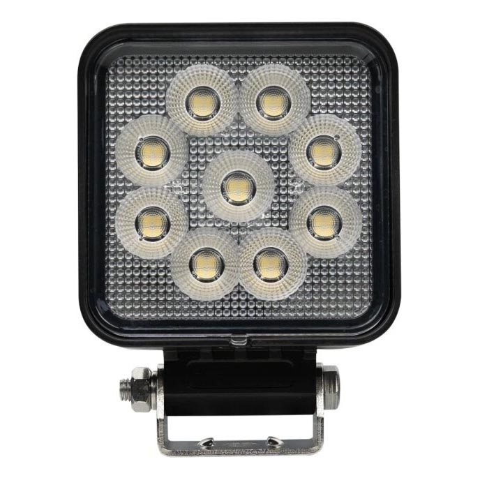 LED Foco para coche BLACK LED/36W/10-30V IP69 5700K cuadrado