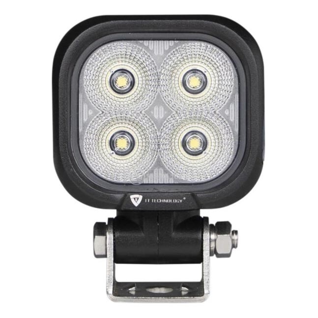 LED Foco para coche BLACK LED/40W/10-30V IP69 5700K cuadrado