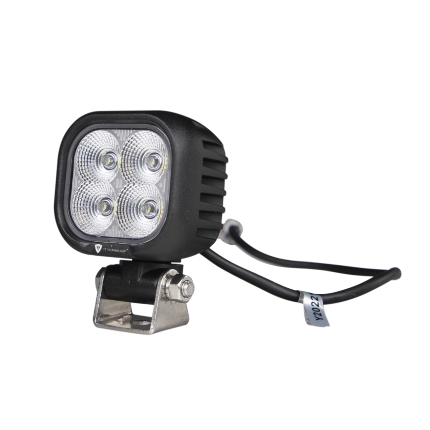 LED Foco para coche BLACK LED/40W/10-30V IP69 5700K cuadrado