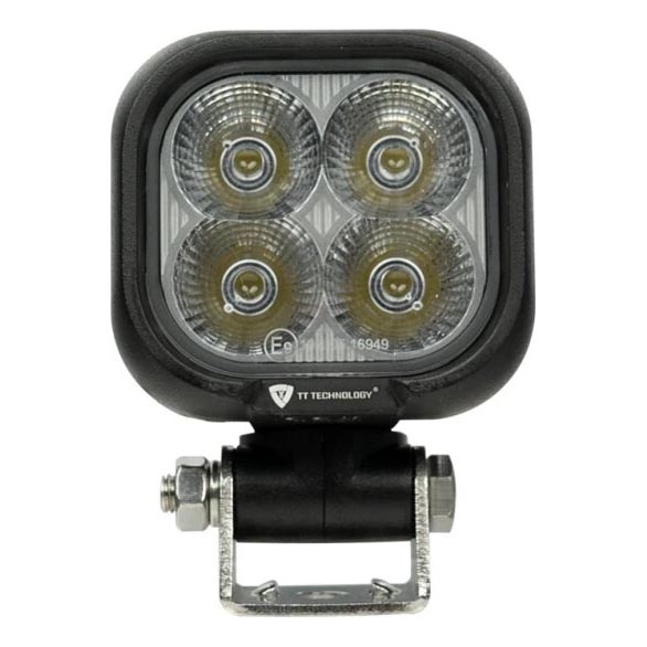 LED Foco para coche BLACK LED/40W/10-30V IP69 5700K cuadrado
