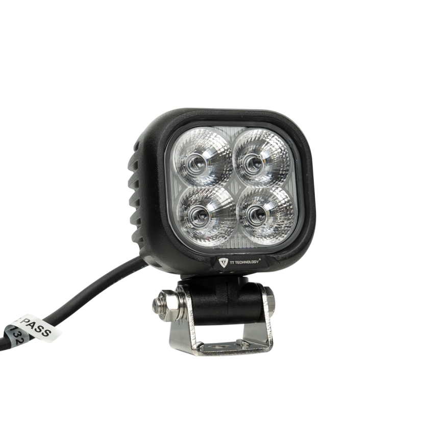 LED Foco para coche BLACK LED/40W/10-30V IP69 5700K cuadrado