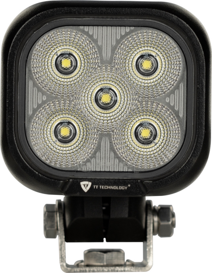 LED Foco para coche BLACK LED/50W/10-30V IP69 5700K cuadrado