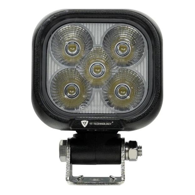 LED Foco para coche BLACK LED/50W/10-30V IP69 5700K cuadrado