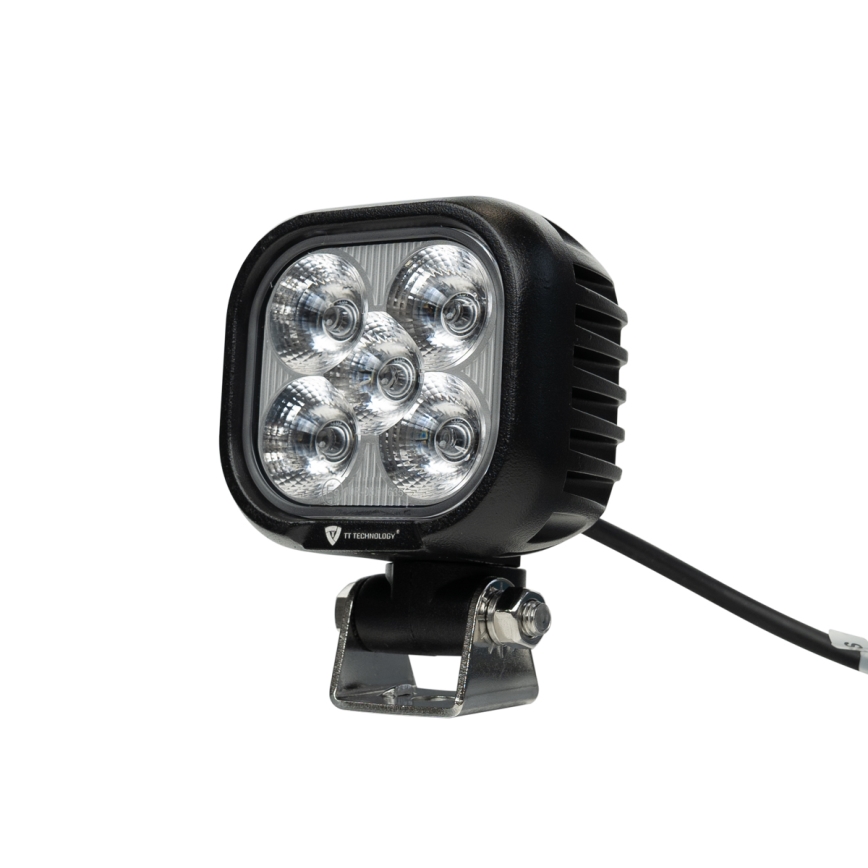 LED Foco para coche BLACK LED/50W/10-30V IP69 5700K cuadrado