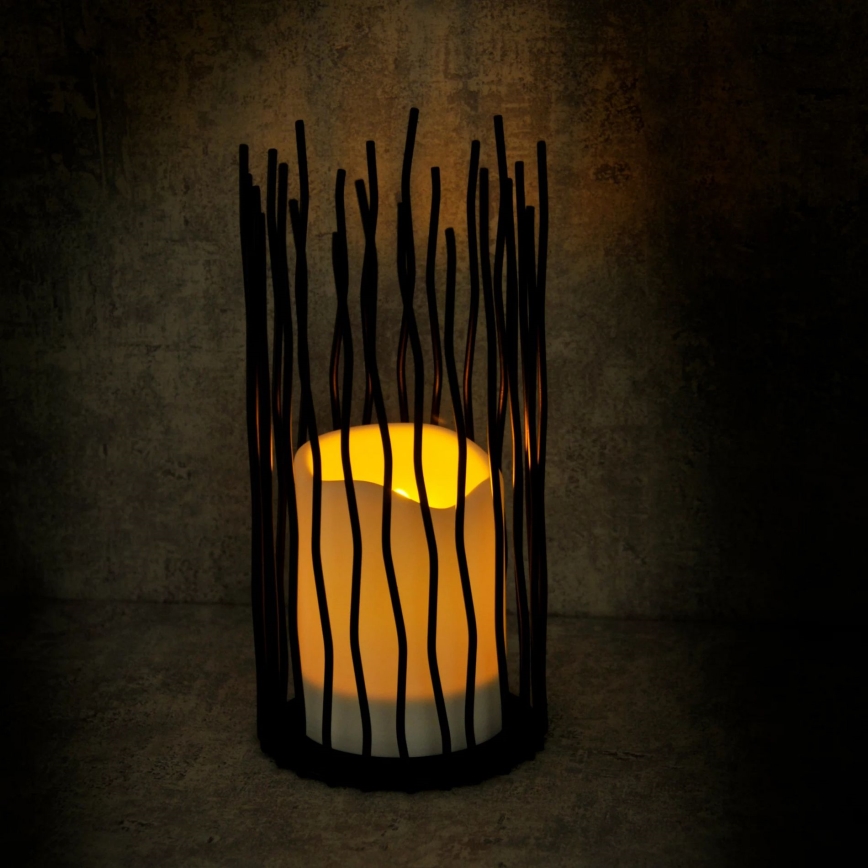 LED Iluminación decorativa de exterior NYBORG LED/2xAA 22 cm IP44 blanco cálido